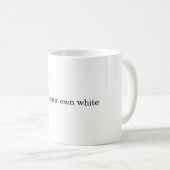 Mug créez votre propre blanc (Devant droit)