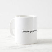 Mug créez votre propre blanc (Devant gauche)
