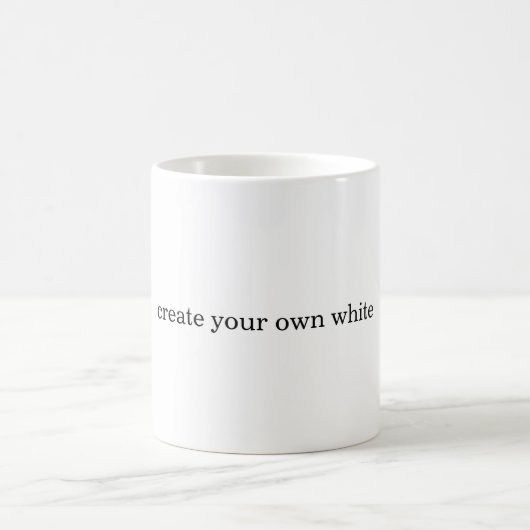 Mug créez votre propre blanc (Centre)