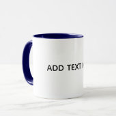 Mug Créez Votre Propre Blanc (Devant gauche)