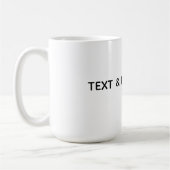 Mug Créez votre propre blanc (Gauche)