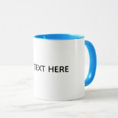 Mug Créez Votre Propre Blanc (Devant droit)