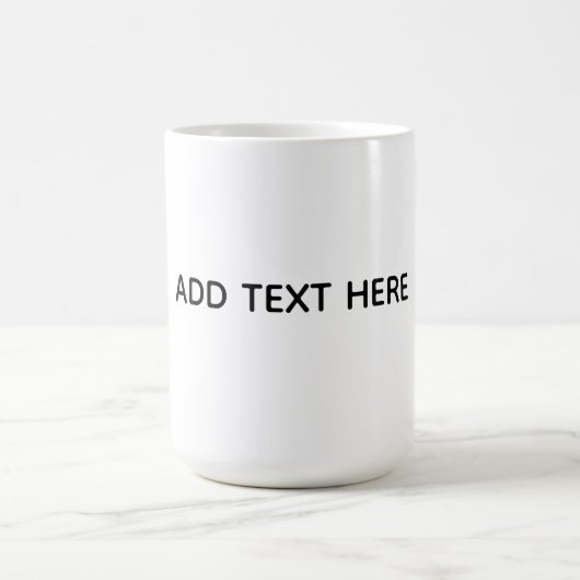 Mug Créez Votre Propre Blanc (Centre)