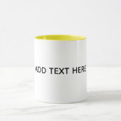 Mug Créez Votre Propre Blanc (Centre)
