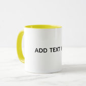 Mug Créez Votre Propre Blanc (Devant gauche)