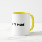 Mug Créez Votre Propre Blanc (Devant droit)