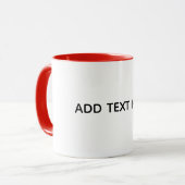 Mug Créez Votre Propre Blanc (Devant gauche)