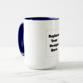 Mug Créez votre propre blanc (Devant gauche)