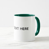 Mug Créez Votre Propre Blanc (Devant droit)
