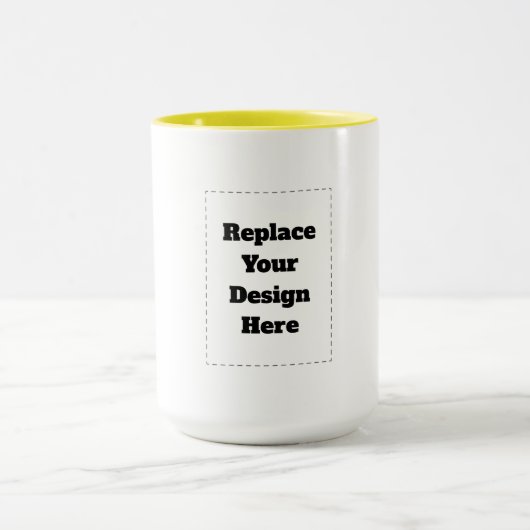 Mug Créez votre propre blanc (Centre)