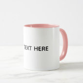 Mug Créez Votre Propre Blanc (Devant droit)