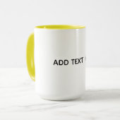 Mug Créez Votre Propre Blanc (Devant gauche)