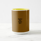 Mug Créez Votre Propre Brun (Centre)
