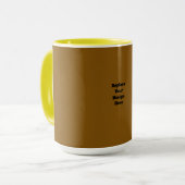Mug Créez Votre Propre Brun (Devant gauche)
