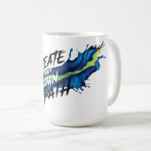 Mug Créez votre propre chemin d'accès Conception inspi (Devant droit)