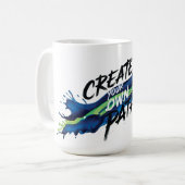 Mug Créez votre propre chemin d'accès Conception inspi (Devant gauche)