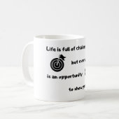 Mug Créez Votre Propre Citation Inspirante Motivationn (Devant gauche)