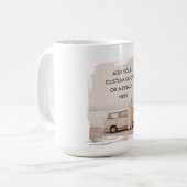 Mug Créez Votre Propre Citation Motivationnelle - Surf (Devant gauche)