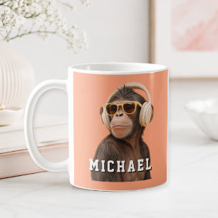 Mug Créez Votre Propre Citation - Nom Singe Personnali