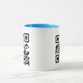 Mug Créez votre propre code QR (Centre)