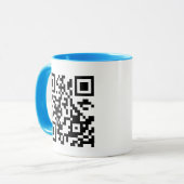 Mug Créez votre propre code QR (Devant gauche)