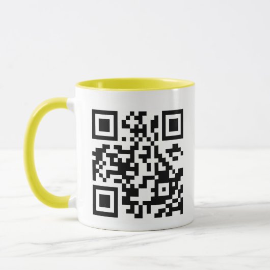 Mug Créez votre propre code QR (Gauche)