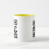 Mug Créez votre propre code QR (Centre)