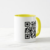 Mug Créez votre propre code QR (Devant droit)