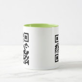 Mug Créez votre propre code QR (Centre)