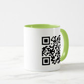 Mug Créez votre propre code QR (Devant droit)