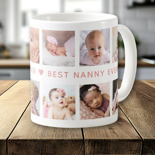 Mug Créez Votre Propre Collage de 12 Photos Meilleure 