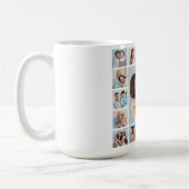 Mug Créez votre propre collage de 17 photos (Gauche)
