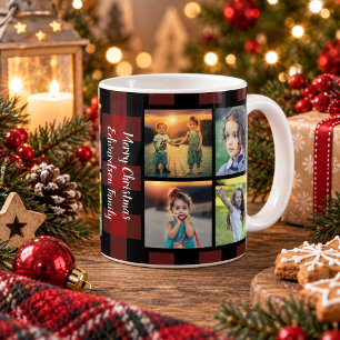 Mug Créez votre propre collage de photos de famille de