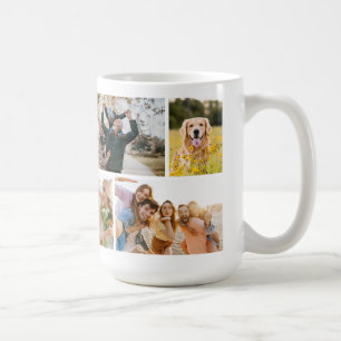 Mug Créez votre propre collage personnalisé de 8 photo