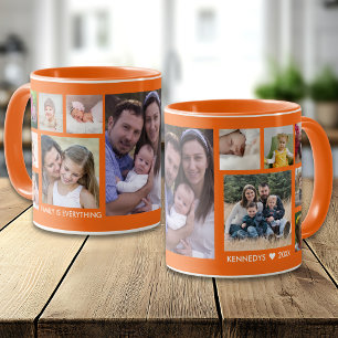 Mug Créez votre propre collage photo de famille 13 Ora
