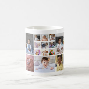 Mug Créez votre propre collection de 14 photos