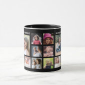 Mug Créez votre propre collection de 18 photos Nom de  (Centre)