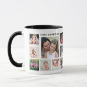Mug Créez votre propre collection de 18 photos Nom de  (Gauche)