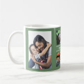 Mug Créez votre propre collection de 6 photos Nom de f (Gauche)