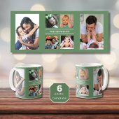 Mug Créez votre propre collection de 6 photos Nom de f