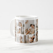 Mug Créez votre propre collection de 7 photos (Devant gauche)