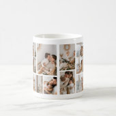 Mug Créez votre propre collection de 7 photos (Centre)