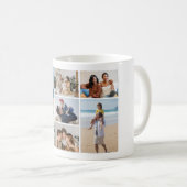Mug Créez votre propre collection de 7 photos (Devant droit)