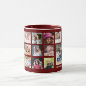 Mug Créez votre propre collection de photos 22 Nom de  (Centre)