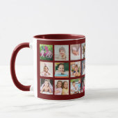Mug Créez votre propre collection de photos 22 Nom de  (Gauche)
