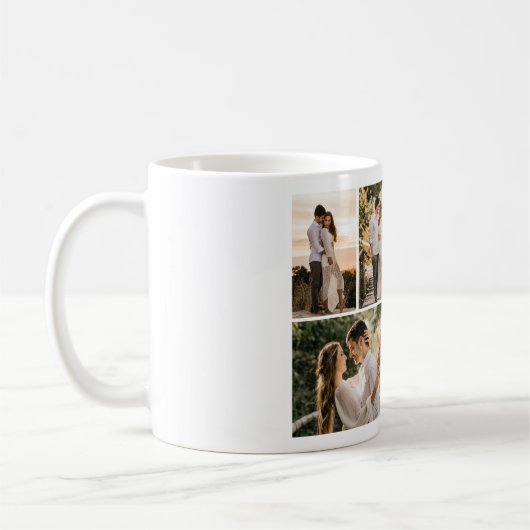 Mug Créez votre propre collection de photos 4 (Gauche)