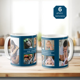 Mug Créez votre propre collection de photos 6 Nom de f