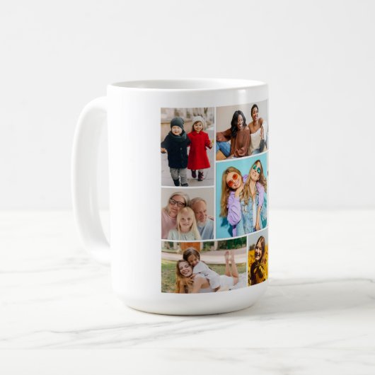 Mug Créez votre propre collection de photos 8 (Devant gauche)