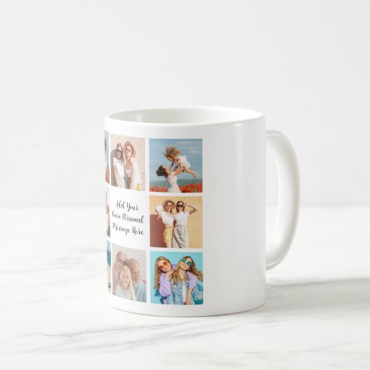 Mug Créez votre propre collection de photos 8 Ajouter  (Devant droit)