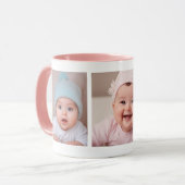 Mug Créez votre propre collection de trois photos en c (Devant gauche)